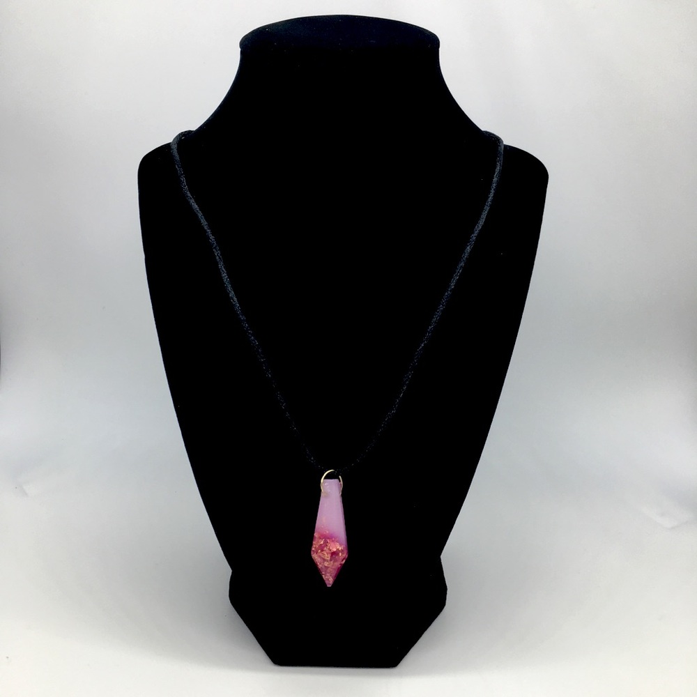 Handmade Pink Pendulum - Picture 2 of 4